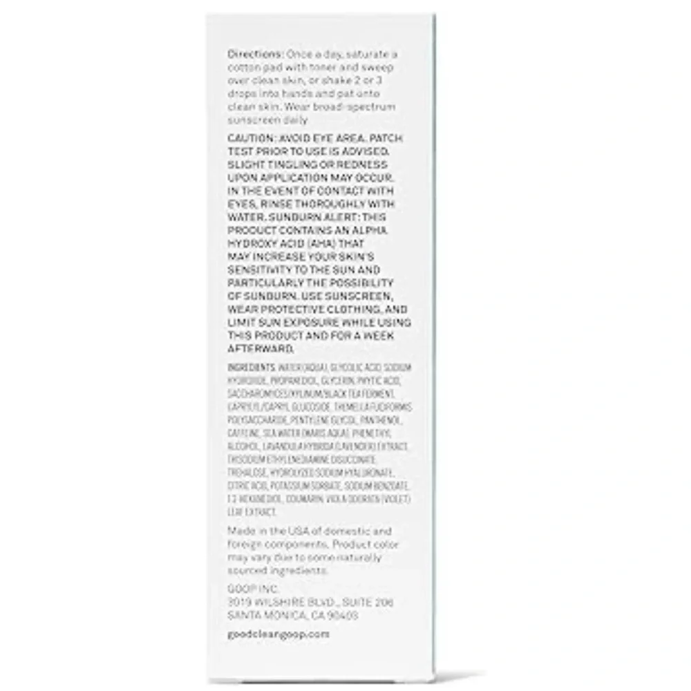 goop beauty The Illuminator 10% Glycolic Toner